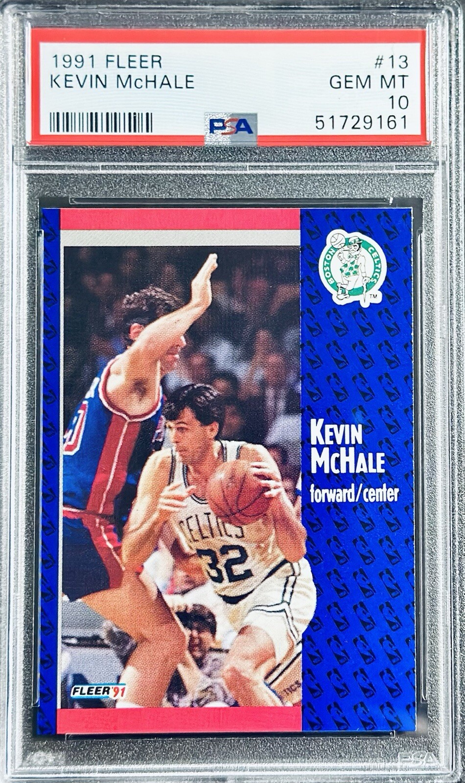 1991 Fleer - #13 Kevin McHale GEM MT PSA 10