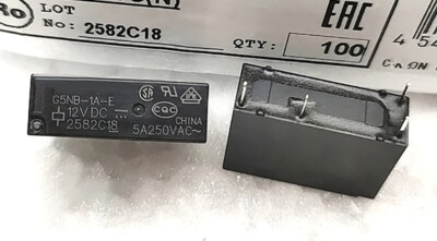 Omron Electronic Components G5NB-1A-E DC12 Power PCB Relay, 3A/5A - Foto 4