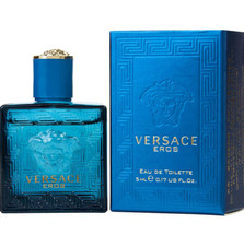 Versace Eros by Versace 0.17 oz EDT Cologne for Men New In Box