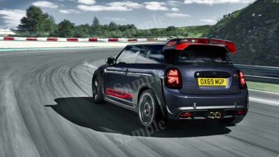 Mini John Cooper Works GP 2020 High Res Wall Decor Print Photo Poster