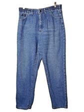 Vintage Lee 90s 80s Womens 32 High Waist MOM Jeans Distressed Made In USA