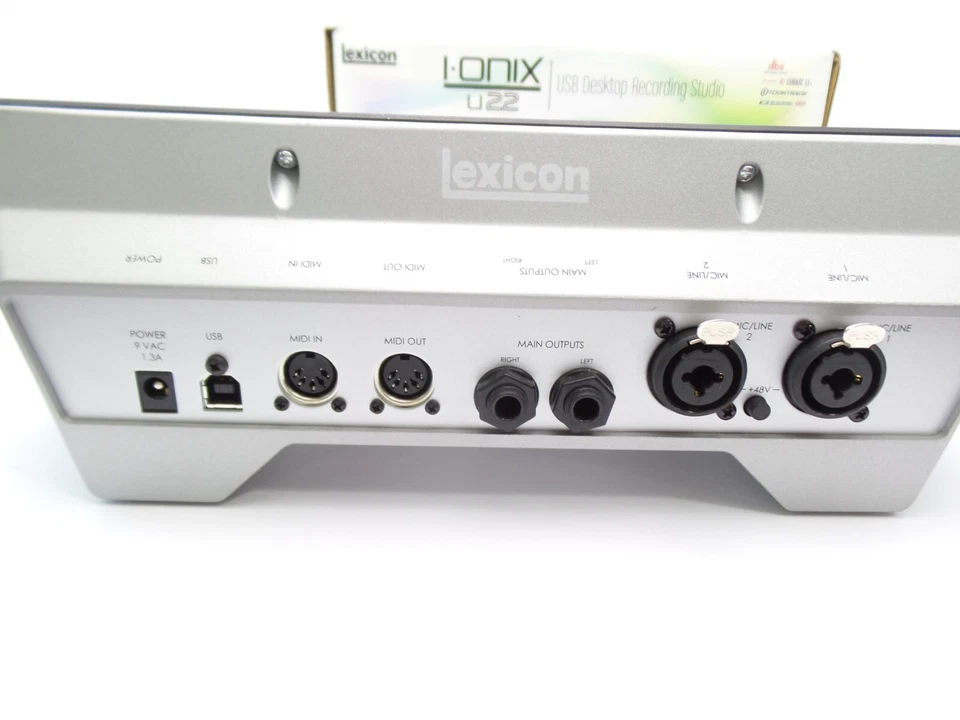 Lexicon I-ONIX U22 USB 2.0 Desktop Recording Studio Audio Mixing - Image 3 of 4