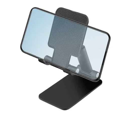 SUPPORTO PORTA SMARTPHONE CELLULARE TABLET IPAD DA TAVOLO UNIVERSALE REGOLABILE - Immagine 4 di 4