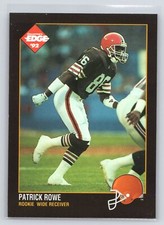 1992 Collector's Edge #194 Patrick Rowe RC Rookie - Browns