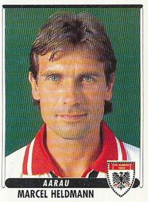 016 MARCEL HELDMANN # SUISSE FC.AARAU STICKER PANINI FOOTBALL 99