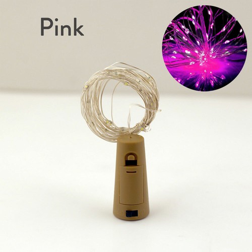 Led Wine Bottle Cork String Light Impermeabile 1-3M Lampade Stellate per Natale - Picture 20 of 23