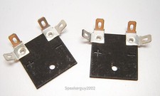 Coppia terminali woofer / parte altoparlante scheda fibra / vanga .205 / FBT11