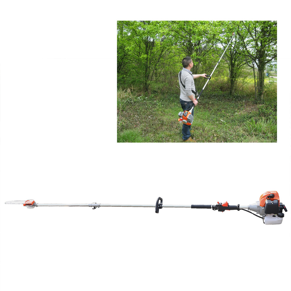 52CC 2Stroke Chainsaw Pole Saw Pruner Pruning Saw Gas Powered Tree