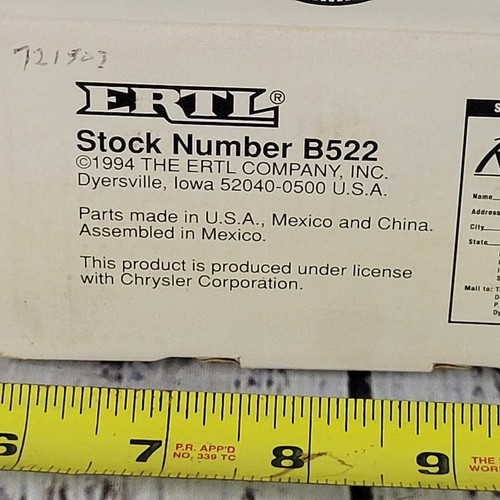 Vtg 1994 ertl Sinclair 1939 dodge Flyer tanker bank 6th in series 1/38 Diecast - Picture 4 of 9