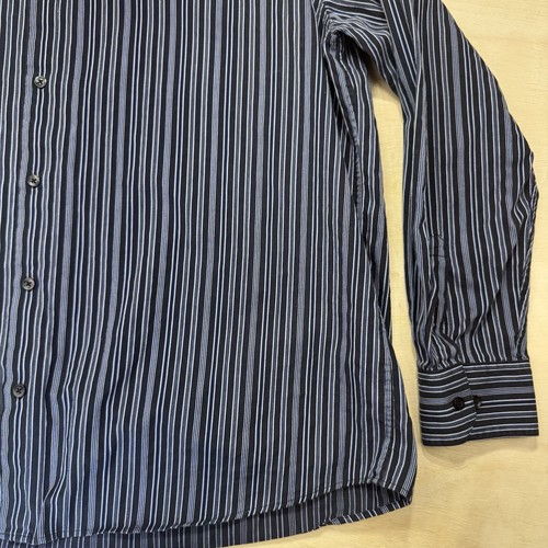Concepts by Claiborne Mens Shirt XXLarge Blue Stripe Long Sleeve Button Up - Picture 5 of 16