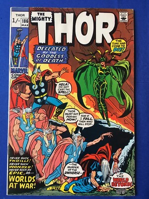 The Mighty Thor #186 VFN- (7.5) MARVEL ( Vol 1 1971) Classic Hela cover (C)