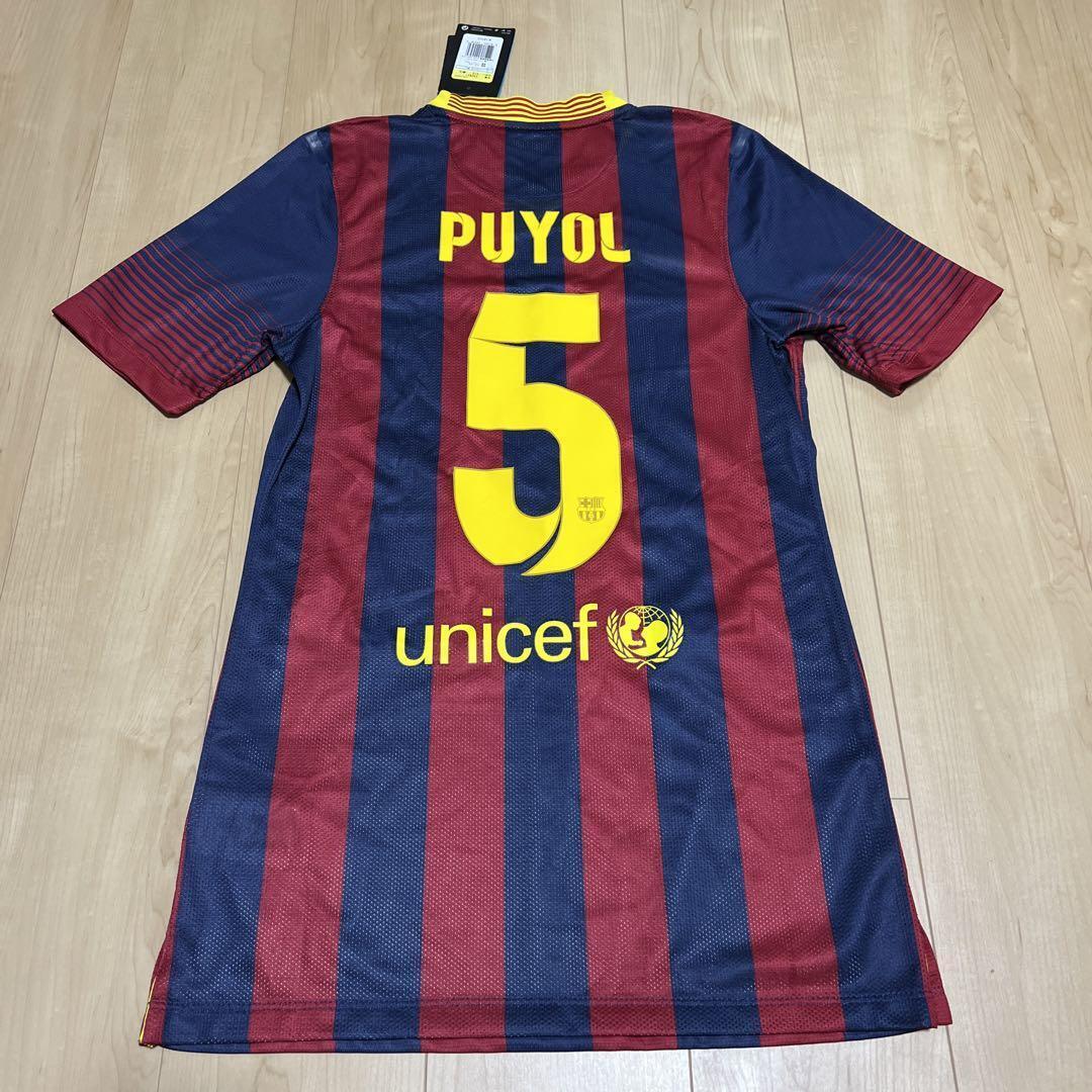 Authentic Carles Puyol Barcelona 13/14 Home Size S Nike Authentic Carles Puyol Barcelona 13/14 Home Size S Nike