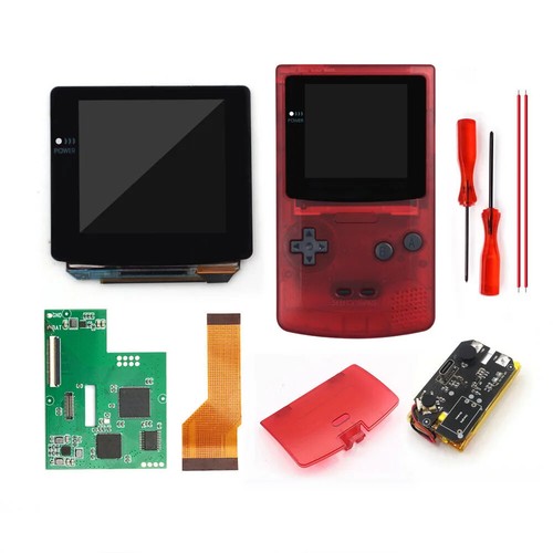 Type C Rechargeable OLED / AMOLED Screen Touch Laminated Drop in For GBC GameBoy - Picture 24 of 43