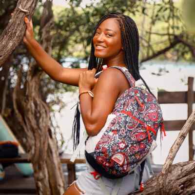 Vera Bradley x Coleman Paisley Backpack Floral Travel Hiking Daypack Bag VERA BRADLEY x COLEMAN Collab 8L Paisley Floral Small Sling  main image 2