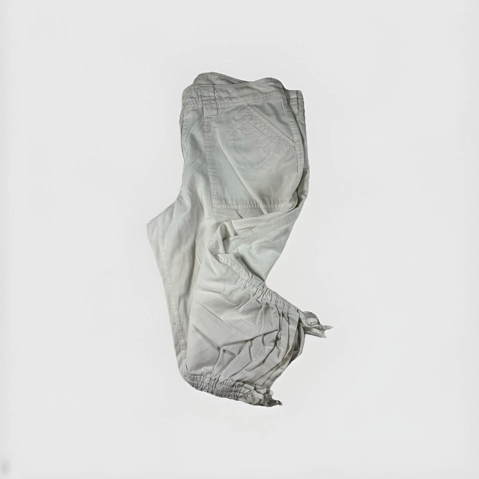 Pantalón corto Allison Brittney utilitario para mujer 10 caqui beige dobladillo ceñido elástico informal Foto 4 de 4