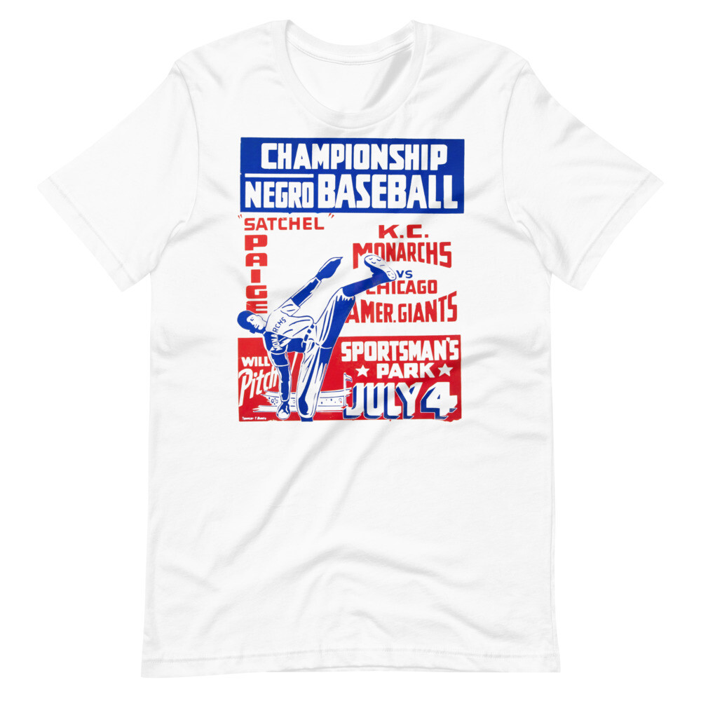 NEGRO LEAGUE BASEBALL Monarchs Poster Tee Short-Sleeve T-Shirt