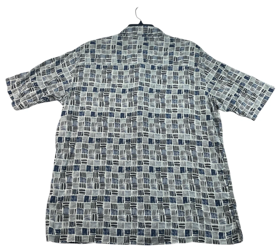 Axcess Button Down Shirt Mens Size Large Multicolor Short Sleeve - Image 2 of 4