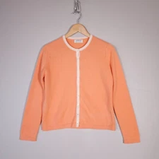 Vintage Hawick 100% Cashmere Cardigan made in Scotland Womens size S-M