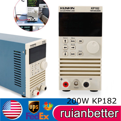 200W KP182 Single Channel DC Electronic Load Programmable Power Supply tester