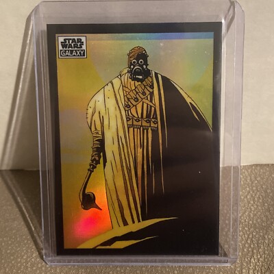 2022 Chrome Star Wars Galaxy Base Refractor #26 Tusken Raider at Sundown