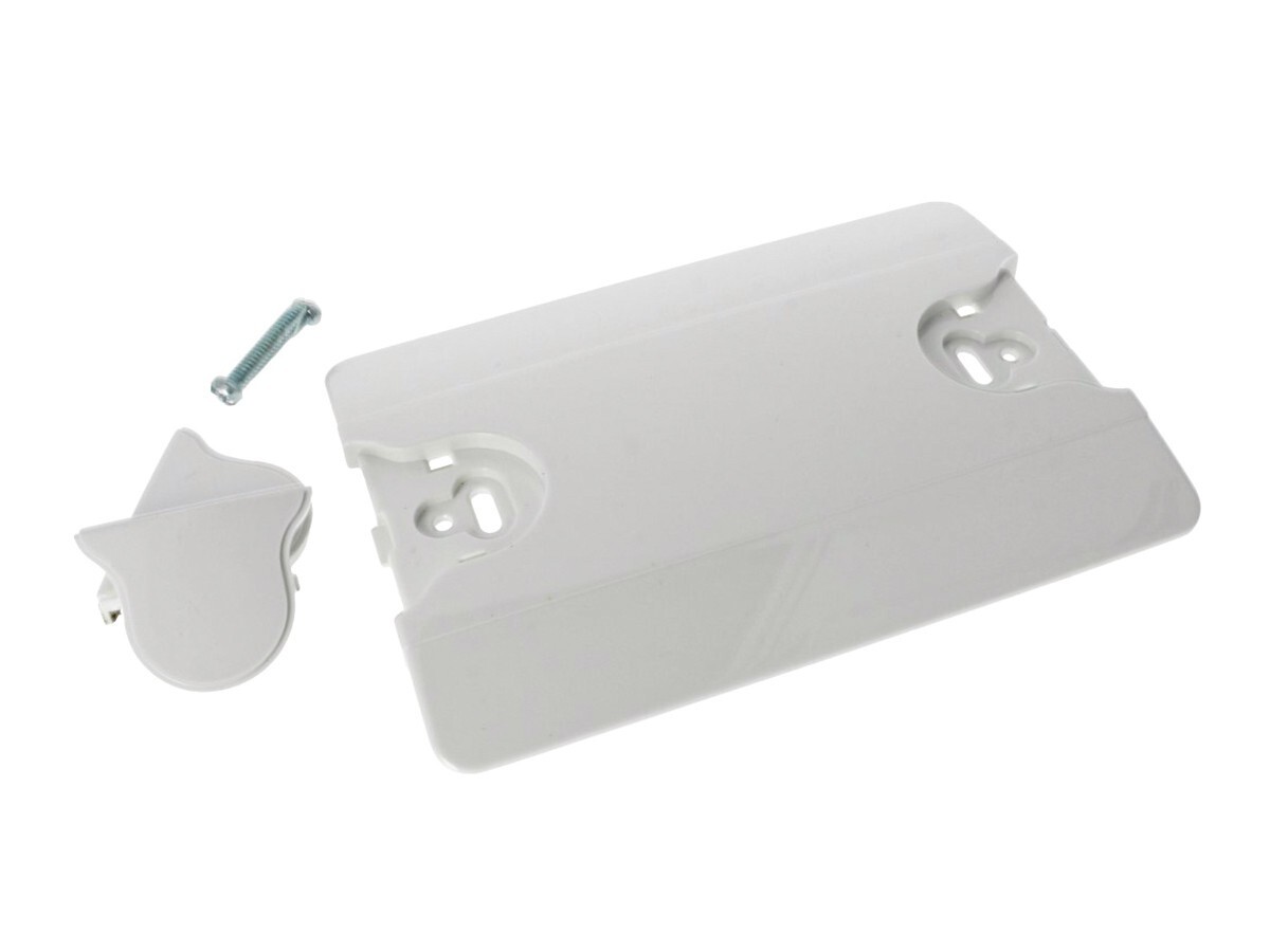 Copri Cassetta 3 Poste - 5 Pezzi Bianchi Con Viti A Scomparsa - Foto 4