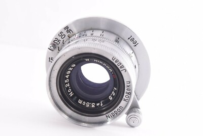 Nikon W-Nikkor.C 35mm f/2.5 Lens for Leica L39 Screw NIPPON Nikon W-Nikkor.C 35mm f/2.5 Lens for Leica L39 Screw NIPPON
