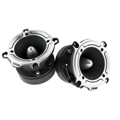 DS18 PRO-TW220 Aluminum Super Bullet Tweeter with Crossover 240 Watts (Pair)