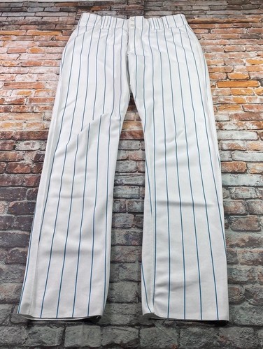Vintage Russell Athletic Diamond Collection gestreifte Baseballhose Herren 33 x 34