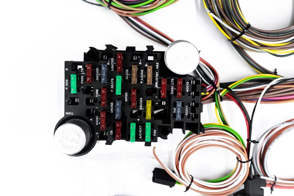 Arnés/telar de cableado universal de 22 circuitos - cableado EAZY Hot Rod, Ford, Holden Foto 3 de 4