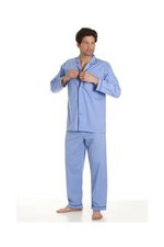 Haigman Mens Pyjama Set Classic Various Coloured Polycotton Nightwear