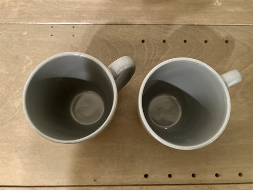 Corelle Coordinates Stoneware Grey Mugs Set of 2 - Picture 4 of 6