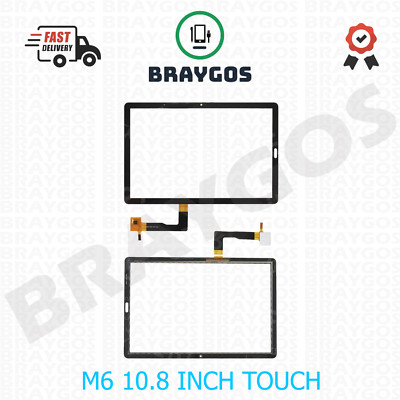 For Huawei MediaPad M6 10.8'' SCM-AL09 Front Glass Touch Screen Digitizer Black