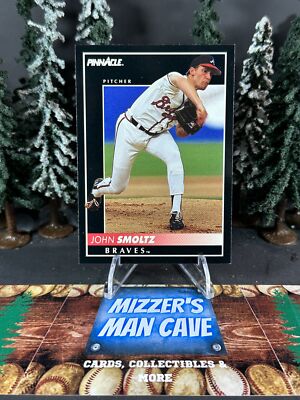 1992 Score Pinnacle Baseball John Smoltz Braves Base Card 191