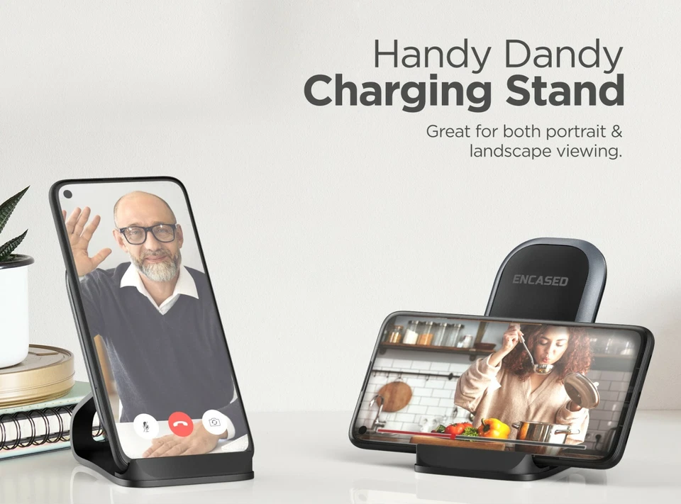 iPhone Wireless Charger 15W Fast Charging Qi Stand for iPhone X/XR/11/12/Pro Max - Image 3 of 4