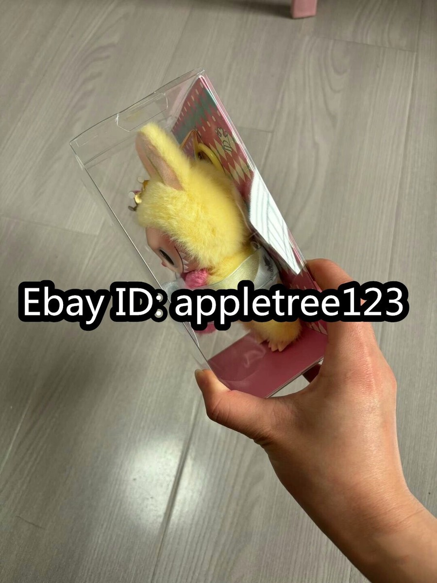 POP MART LET'S CHECKMATE Labubu Yellow Pink Plush Vinyl