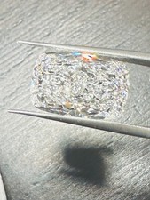 7.82 Carats CUSHION Cut IGI Certified Lab Grown CVD Diamond D Color VVS2 Clarity
