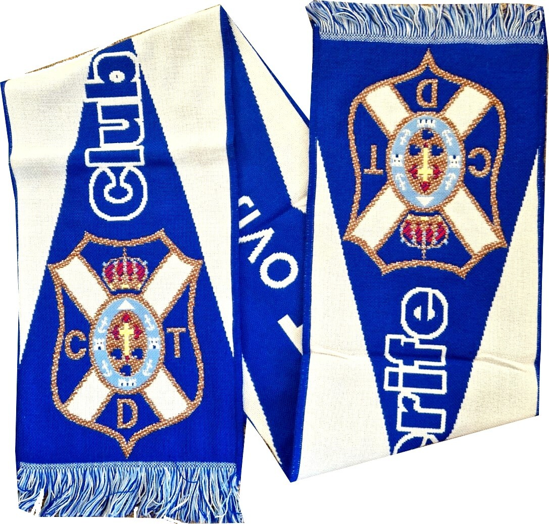 Bufanda Deportiva Tenerife España Club Fútbol Fútbol Regalo