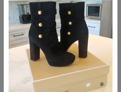 Michael Kors Black Maisie Ankle Boots 