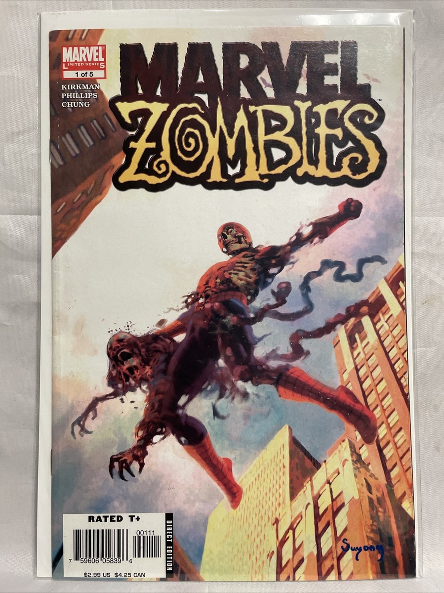 MARVEL ZOMBIES #1 COMIC BOOK 1ST APPEARANCE ZOMBIE SPIDER