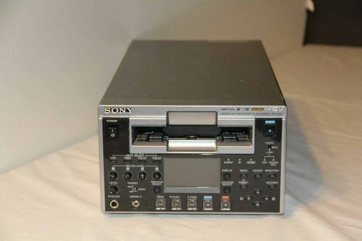 ソニー SONY HVR-1500 ビデオカセットレコーダー #2265059A Sony HVR-1500A HDV/DVCAM VTR HVR-1500A B&H Photo Video