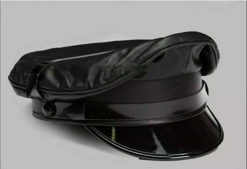 Men's Muir Cap Soft Real Leather Biker 