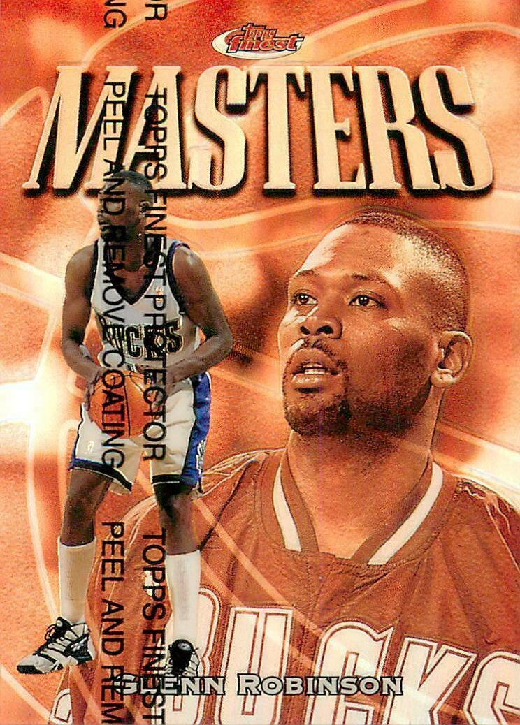 FINEST MASTERS REFLECTOR アイバーソン 1997-98 Topps Finest - Common Bronze Glenn Robinson #177 Refractor