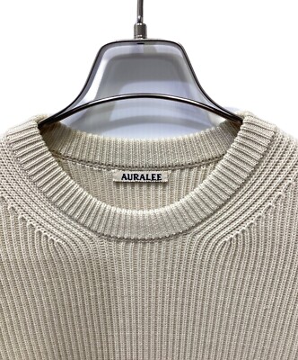 AURALEE wool knit Size: 4 Beige Men A7AP01RK | eBay