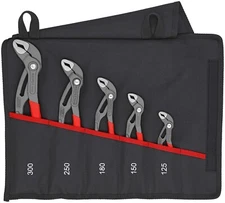 Knipex Cobra 5 Piece Adjustable Plier Set 001955S5 5" to 12" Water Pump Pliers