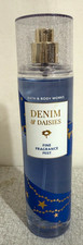 Bath  Body Works Denim  Daisies Fine Fragrance Mist 8 fl oz