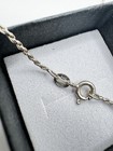 Sterling Silver Rope Chain Necklace 925 Italy 24in 3.89g — photo 4