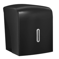 Halo Black Plastic Centrefeed Roll Dispenser – Graphite HALO Window
