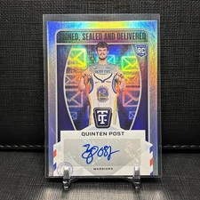2024-25 Totally Certified - Signed Sealed and Delivered Quinten Post #SD-PST