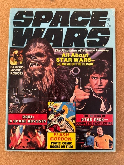 Space Wars October 1977 Star Wars Star Trek Flash Gordon 2001 A Space Odyssey