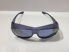 Solar Shield Sunglasses Unisex One Size Blue Fit Over Wrap Around UV Protection